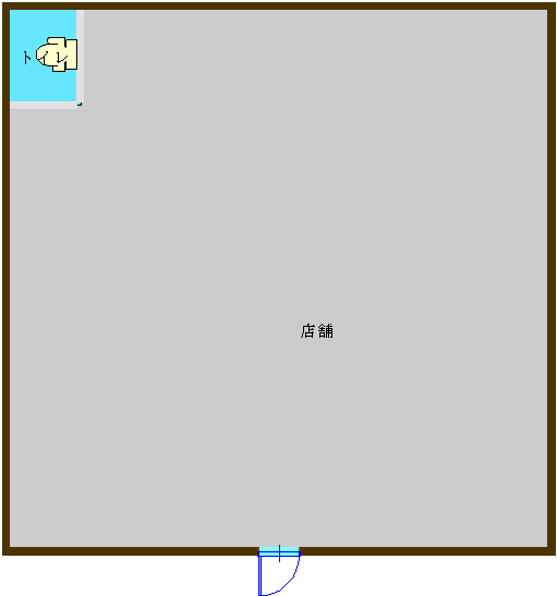 アバンティーテナント1号の間取り図