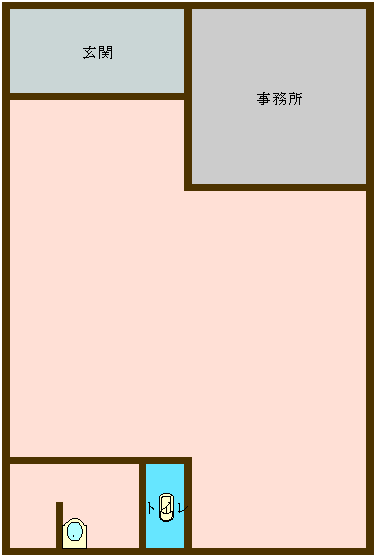 築山倉庫の間取り図